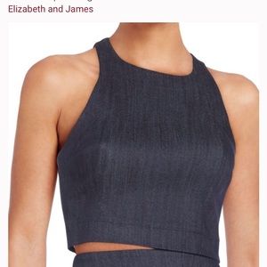 Indigo "Lupton" Elizabeth and James crop top